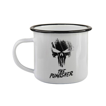 The punisher, Κούπα εμαγιέ με μαύρο χείλος 360ml
