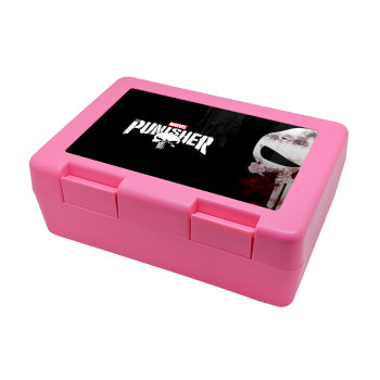 The punisher, Children's cookie container PINK 185x128x65mm (BPA free plastic)