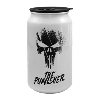 The punisher, Κούπα ταξιδιού μεταλλική με καπάκι (tin-can) 500ml