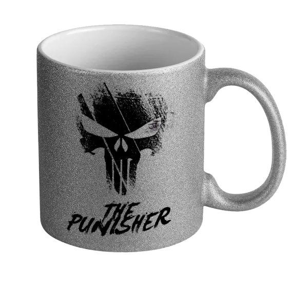 The punisher — Glitter Ασημένια