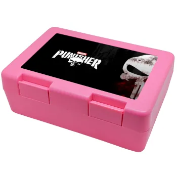 The punisher, Children's cookie container PINK 185x128x65mm (BPA free plastic)