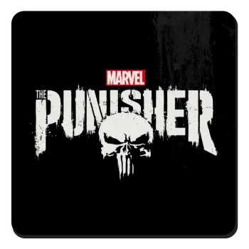 The punisher, Τετράγωνο μαγνητάκι ξύλινο 9x9cm