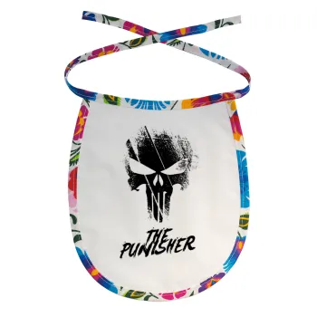 The punisher, Σαλιάρα μωρού αλέκιαστη με κορδόνι Χρωματιστή