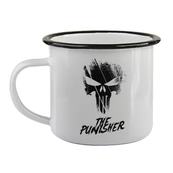 The punisher, Κούπα εμαγιέ με μαύρο χείλος 360ml
