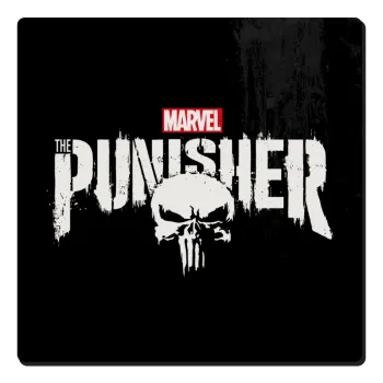 The punisher, Τετράγωνο μαγνητάκι ξύλινο 6x6cm