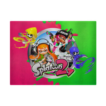 Splatoon 2, Επιφάνεια κοπής γυάλινη (38x28cm)