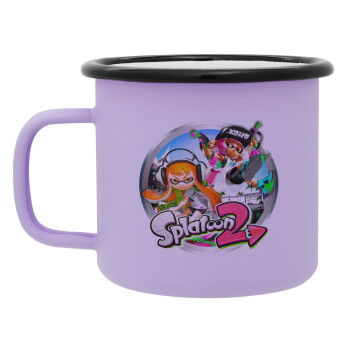Splatoon 2, Κούπα Μεταλλική εμαγιέ ΜΑΤ Light Pastel Purple 360ml