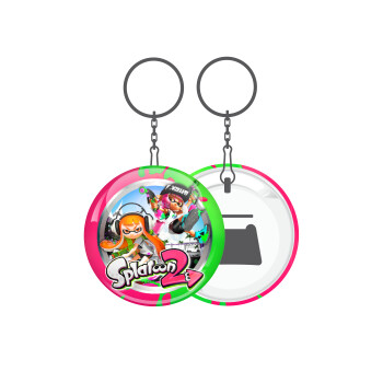 Splatoon 2, Μπρελόκ μεταλλικό 5cm με ανοιχτήρι