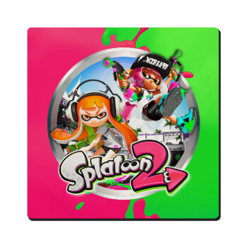 Splatoon 2, Τετράγωνο μαγνητάκι ξύλινο 6x6cm