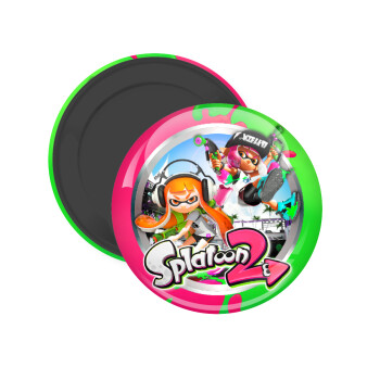 Splatoon 2, Μαγνητάκι ψυγείου στρογγυλό διάστασης 5cm