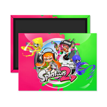 Splatoon 2, Ορθογώνιο μαγνητάκι ψυγείου διάστασης 9x6cm