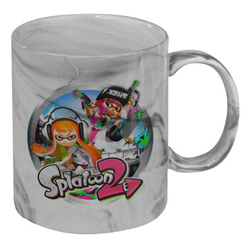 Splatoon 2, Mug ceramic marble style, 330ml