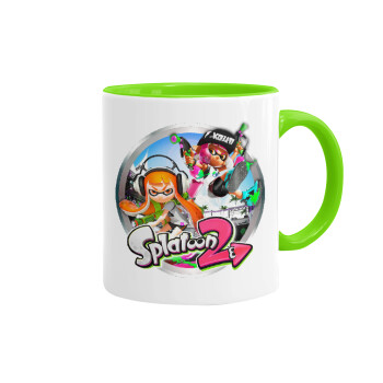 Splatoon 2, Mug colored light green, ceramic, 330ml