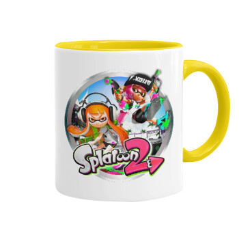 Splatoon 2, Mug colored yellow, ceramic, 330ml