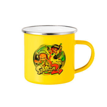 Splatoon 2, Yellow Enamel Metallic Cup 360ml