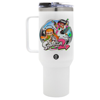 Splatoon 2, Mega Stainless steel Tumbler with lid, double wall 1,2L
