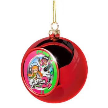Splatoon 2, Christmas tree ball Red 8cm