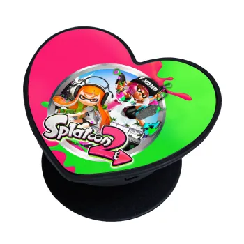 Splatoon 2, Phone Holders Stand  καρδιά Μαύρο Βάση Στήριξης Κινητού στο Χέρι