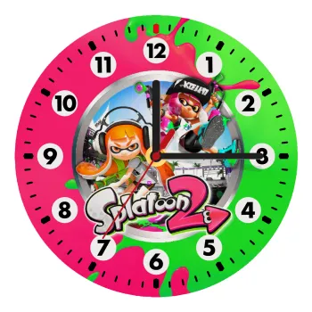 Splatoon 2, Ρολόι τοίχου ξύλινο (20cm)
