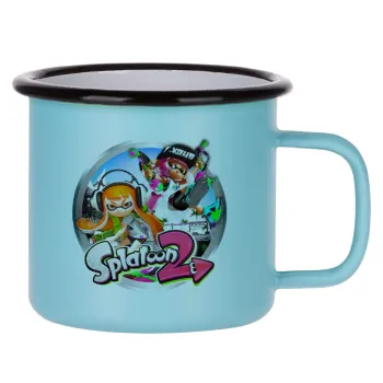 Splatoon 2, Κούπα Μεταλλική εμαγιέ ΜΑΤ σιέλ 360ml