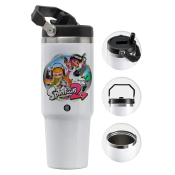 Splatoon 2, Θερμός Ανοξείδωτο 30oz με χερούλι