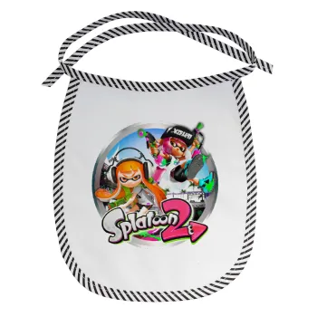 Splatoon 2, Σαλιάρα μωρού αλέκιαστη με κορδόνι Μαύρη