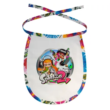 Splatoon 2, Σαλιάρα μωρού αλέκιαστη με κορδόνι Χρωματιστή