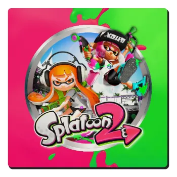 Splatoon 2, Τετράγωνο μαγνητάκι ξύλινο 6x6cm