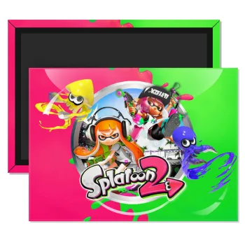 Splatoon 2, Ορθογώνιο μαγνητάκι ψυγείου διάστασης 9x6cm