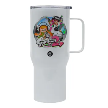Splatoon 2, Tumbler με καπάκι, διπλού τοιχώματος (θερμό) 750L