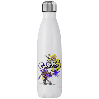 Splatoon 3, Μεταλλικό παγούρι θερμός (Stainless steel), διπλού τοιχώματος, 750ml