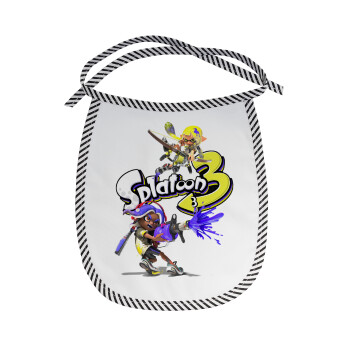 Splatoon 3, Σαλιάρα μωρού αλέκιαστη με κορδόνι Μαύρη