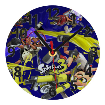 Splatoon 3, Ρολόι τοίχου γυάλινο (20cm)