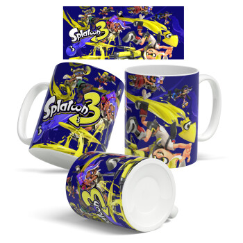 Splatoon 3, Ceramic coffee mug, 330ml (1pcs)