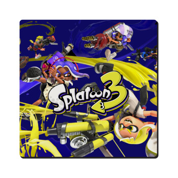 Splatoon 3, Τετράγωνο μαγνητάκι ξύλινο 6x6cm