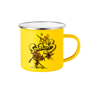 Splatoon 3, Yellow Enamel Metallic Cup 360ml
