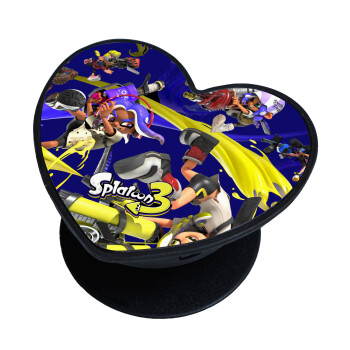Splatoon 3, Phone Holders Stand  καρδιά Μαύρο Βάση Στήριξης Κινητού στο Χέρι