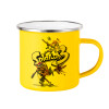 Yellow Enamel Metallic Cup 360ml