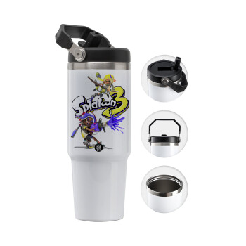 Splatoon 3, Θερμός Ανοξείδωτο 30oz με χερούλι