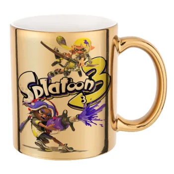 Splatoon 3, Κούπα κεραμική, χρυσή καθρέπτης, 330ml