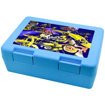Splatoon 3, Παιδικό δοχείο κολατσιού ΓΑΛΑΖΙΟ 185x128x65mm (BPA free πλαστικό)
