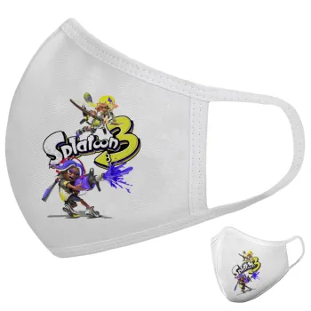 Splatoon 3, Μάσκα υφασμάτινη υψηλής άνεσης παιδική (Δώρο πλαστική θήκη)