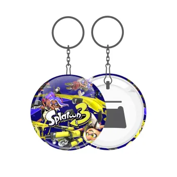 Splatoon 3, Μπρελόκ μεταλλικό 5cm με ανοιχτήρι