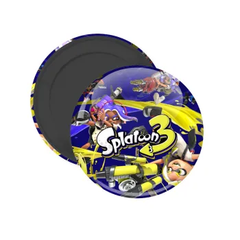 Splatoon 3, Μαγνητάκι ψυγείου στρογγυλό διάστασης 5cm