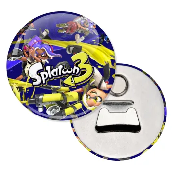 Splatoon 3, Μαγνητάκι και ανοιχτήρι μπύρας στρογγυλό διάστασης 5,9cm