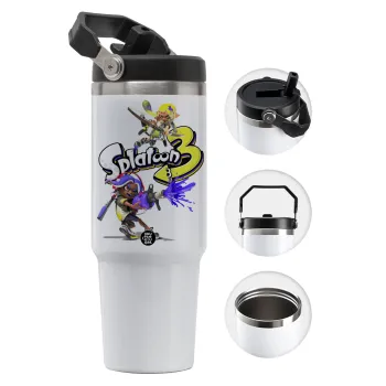 Splatoon 3, Θερμός Ανοξείδωτο 30oz με χερούλι
