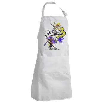 Splatoon 3, Adult Chef Apron (with sliders and 2 pockets)