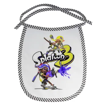 Splatoon 3, Σαλιάρα μωρού αλέκιαστη με κορδόνι Μαύρη