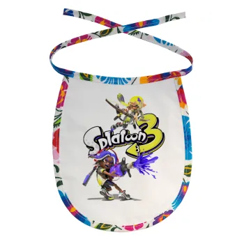 Splatoon 3, Σαλιάρα μωρού αλέκιαστη με κορδόνι Χρωματιστή