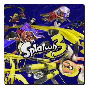 Splatoon 3, Τετράγωνο μαγνητάκι ξύλινο 6x6cm